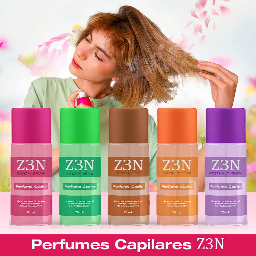 Z3N Perfumes Capilares: Aromas perfectos para cada mood 💁‍♀️